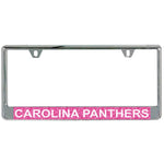 Wholesale-Carolina Panthers GLITTER BACKGROUND Lic Plt Frame S/L Printed