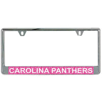 Wholesale-Carolina Panthers GLITTER BACKGROUND Lic Plt Frame S/L Printed