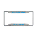 Wholesale-Carolina Panthers GLITTER BACKGROUND Lic Plt Frame S/S Printed