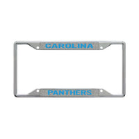 Wholesale-Carolina Panthers GLITTER BACKGROUND Lic Plt Frame S/S Printed