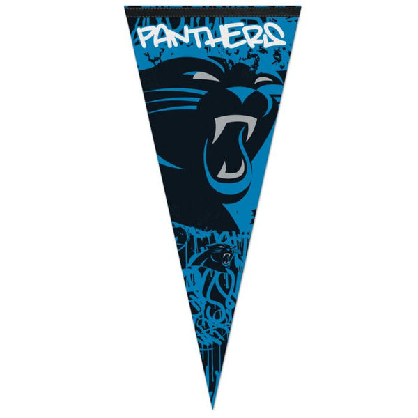 Wholesale-Carolina Panthers GRAFFITI Premium Pennant 17" x 40"