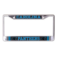 Wholesale-Carolina Panthers JERSEY Lic Plt Frame S/L Printed