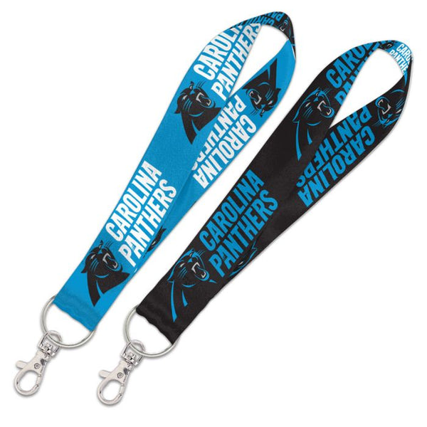 Wholesale-Carolina Panthers Lanyard Key Strap 1"