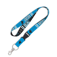 Wholesale-Carolina Panthers Lanyard w/detachable buckle 1" Luke Kuechly