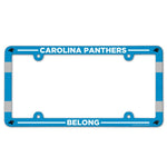 Wholesale-Carolina Panthers Lic Plate Frame Full Color