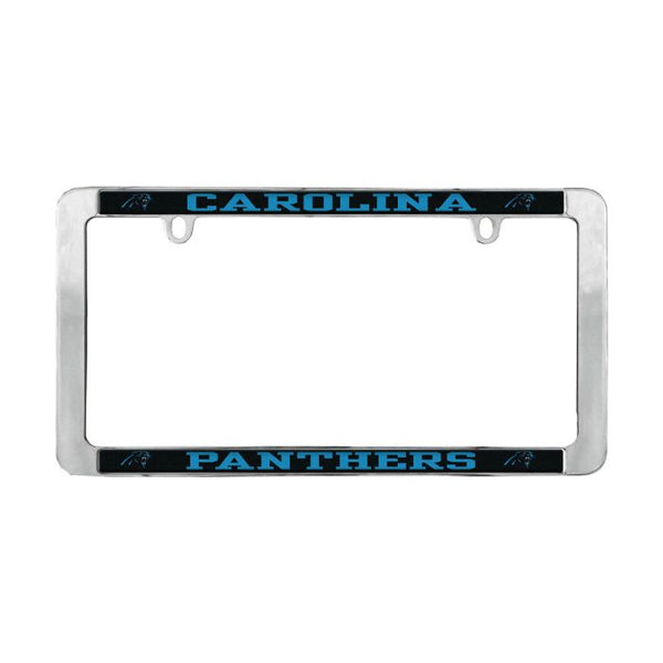 Wholesale-Carolina Panthers Lic Plt Frame Metal Thin Rim Value