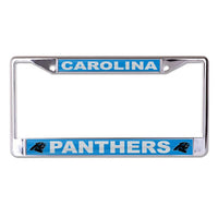 Wholesale-Carolina Panthers Lic Plt Frame S/L Printed