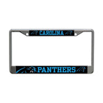 Wholesale-Carolina Panthers MEGA Lic Plt Frame S/L Printed