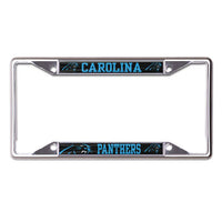 Wholesale-Carolina Panthers MEGA Lic Plt Frame S/S Printed