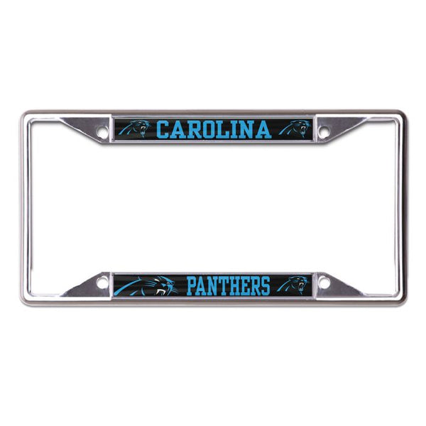 Wholesale-Carolina Panthers MEGA Lic Plt Frame S/S Printed