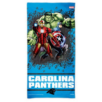 Wholesale-Carolina Panthers / Marvel (C) 2021 Marvel Spectra Beach Towel 30" x 60"