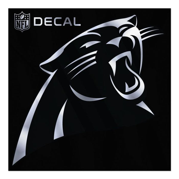 Wholesale-Carolina Panthers Metallic Window Decals 12" x 12"