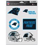 Wholesale-Carolina Panthers Multi Use 6 Fan Pack