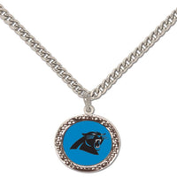 Wholesale-Carolina Panthers Necklace w/Charm Jewelry Card