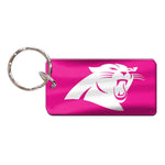 Wholesale-Carolina Panthers PINK Keychain Rectangle