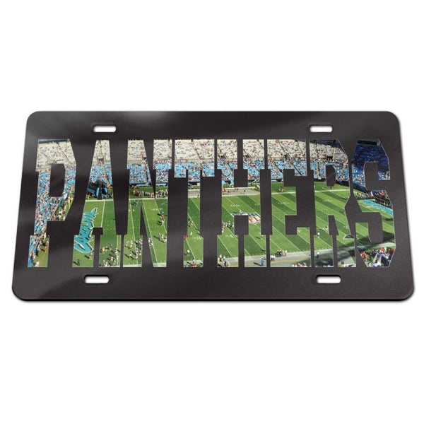 Wholesale-Carolina Panthers STADIUM Specialty Acrylic License Plate