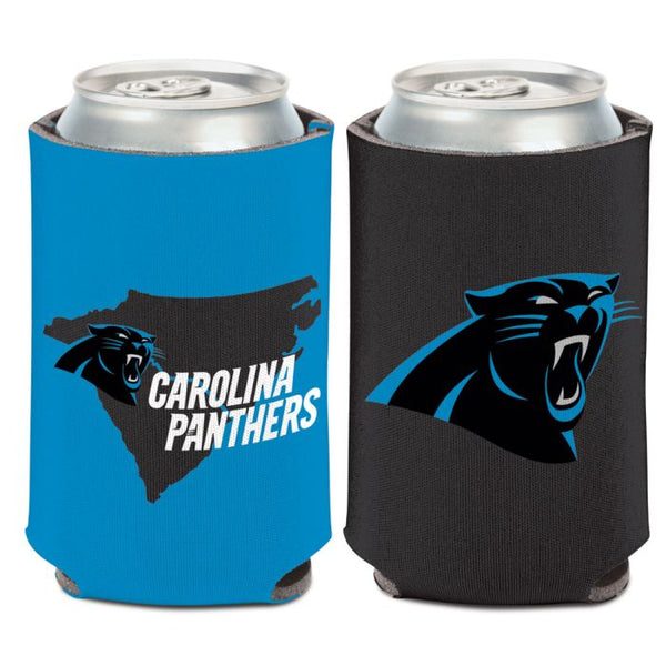 Wholesale-Carolina Panthers STATE SHAPE Can Cooler 12 oz.