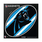 Wholesale-Carolina Panthers STRIPES Outdoor Magnets 6" x 6"