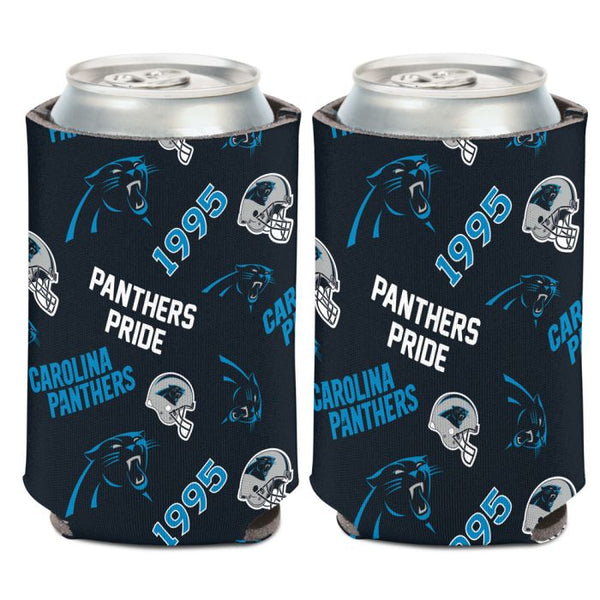 Wholesale-Carolina Panthers Scatterprint Can Cooler 12 oz.