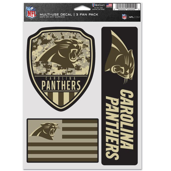 Wholesale-Carolina Panthers Standard Multi Use 3 Fan Pack