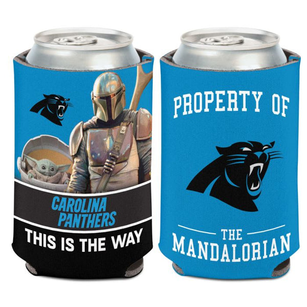 Wholesale-Carolina Panthers / Star Wars MAndalorian Can Cooler 12 oz.