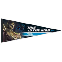 Wholesale-Carolina Panthers / Star Wars Mandalorian Premium Pennant 12" x 30"