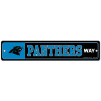 Wholesale-Carolina Panthers Street / Zone Sign 3.75" X 19"