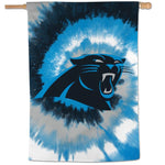 Wholesale-Carolina Panthers Tie Dye Vertical Flag 28" x 40"