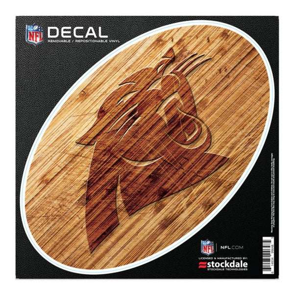 Wholesale-Carolina Panthers WOOD All Surface Decal 6" x 6"