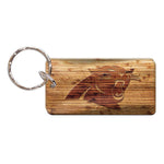 Wholesale-Carolina Panthers WOOD Keychain Rectangle