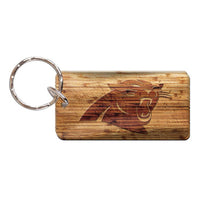 Wholesale-Carolina Panthers WOOD Keychain Rectangle