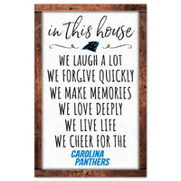 Wholesale-Carolina Panthers Wood Sign 11" x 17" 1/4" thick