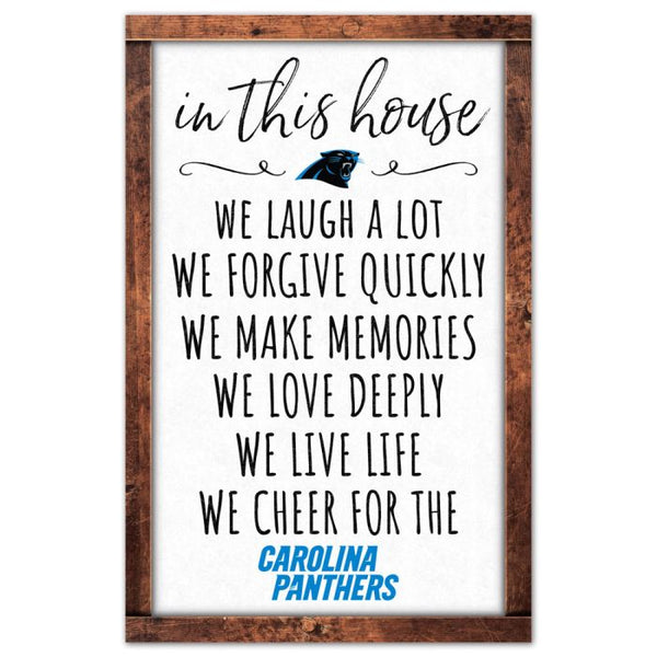 Wholesale-Carolina Panthers Wood Sign 11" x 17" 1/4" thick