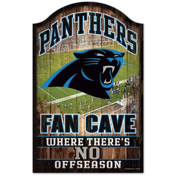 Wholesale-Carolina Panthers Wood Sign 11" x 17" 1/4" thick