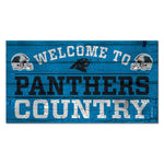 Wholesale-Carolina Panthers Wood Sign 13"x24" 1/4" thick