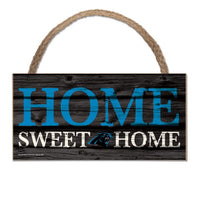 Wholesale-Carolina Panthers Wood Sign w/Rope 5" x 10"