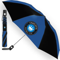 Wholesale-Charlotte FC Auto Folding Umbrella