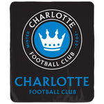 Wholesale-Charlotte FC Blanket - Winning Image 50" x 60"