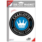 Wholesale-Charlotte FC Die Cut Logo Magnet 6.25" x 9"