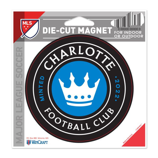 Wholesale-Charlotte FC Die Cut Magnet 4.5" x 6"