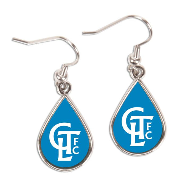 Wholesale-Charlotte FC Earrings Jewelry Carded Tear Drop