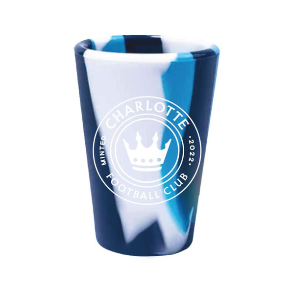 Wholesale-Charlotte FC Fashion 1.5oz Silicone Shot Glass