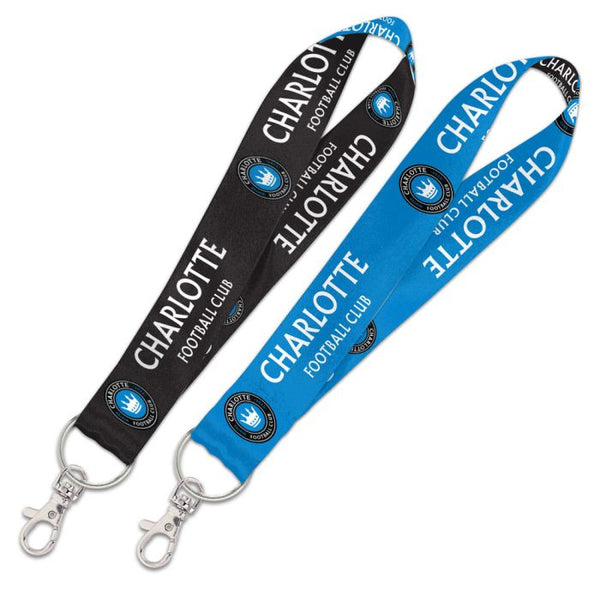 Wholesale-Charlotte FC Lanyard Key Strap 1"