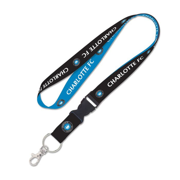 Wholesale-Charlotte FC Lanyard w/detachable buckle 1"