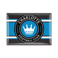 Wholesale-Charlotte FC Metal Magnet 2.5" x 3.5"