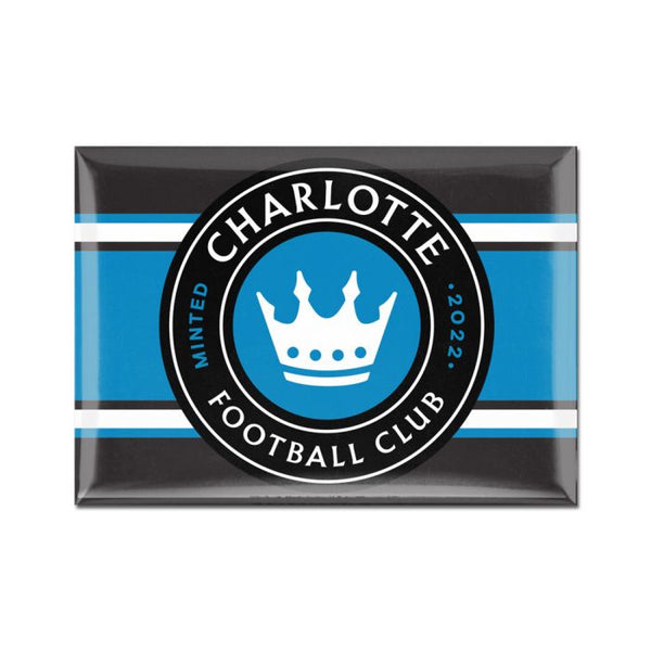 Wholesale-Charlotte FC Metal Magnet 2.5" x 3.5"