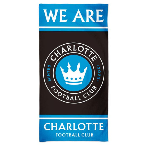 Wholesale-Charlotte FC Spectra Beach Towel 30" x 60"