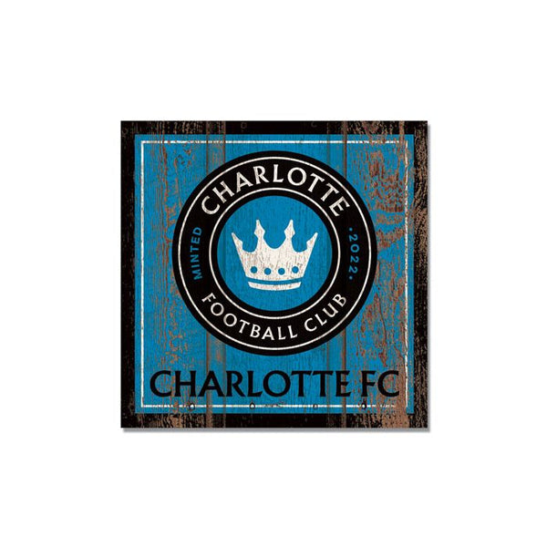 Wholesale-Charlotte FC Wooden Magnet 3" X 3"