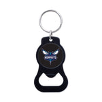 Wholesale-Charlotte Hornets Black Bottle Opener Key Ring