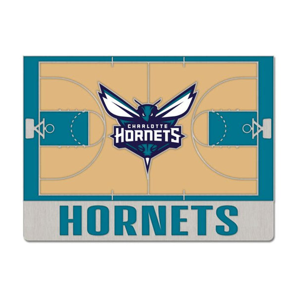 Wholesale-Charlotte Hornets COURT Collector Enamel Pin Jewelry Card